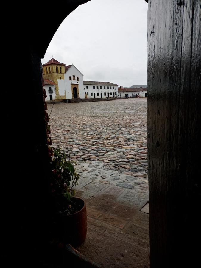 Hospederia La Roca Plaza Principal Panzió Boyacá Kültér fotó